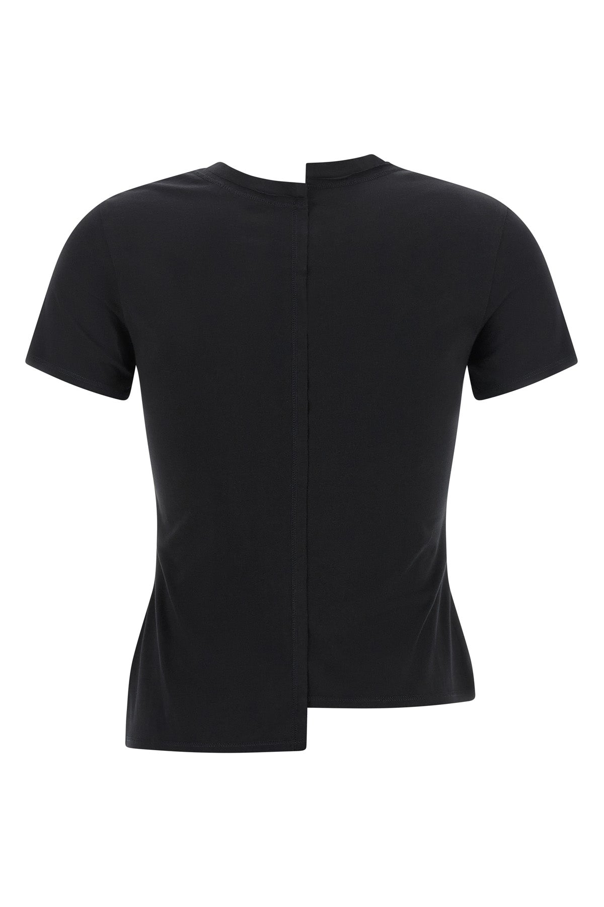 Y-3 T-Shirt with Asymmetrical Hem