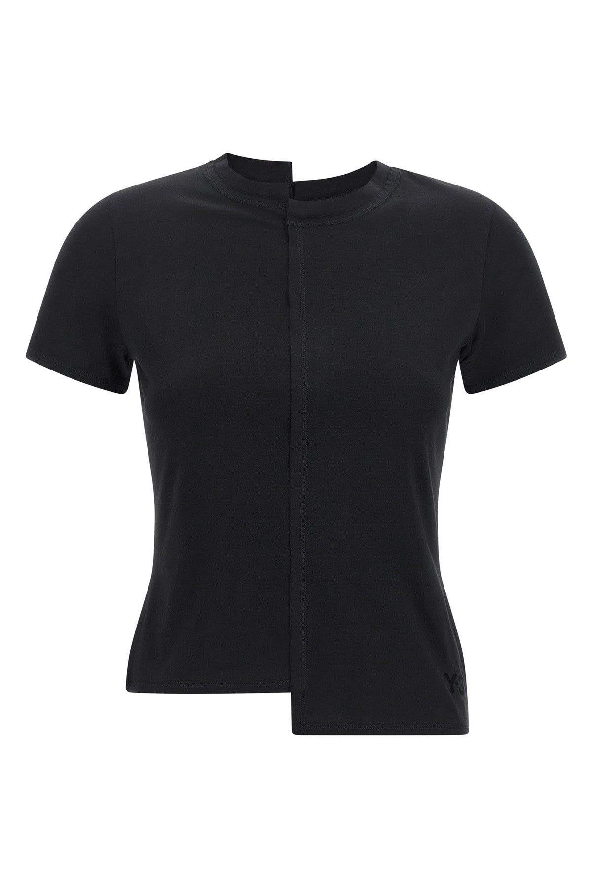 Y-3 T-Shirt with Asymmetrical Hem