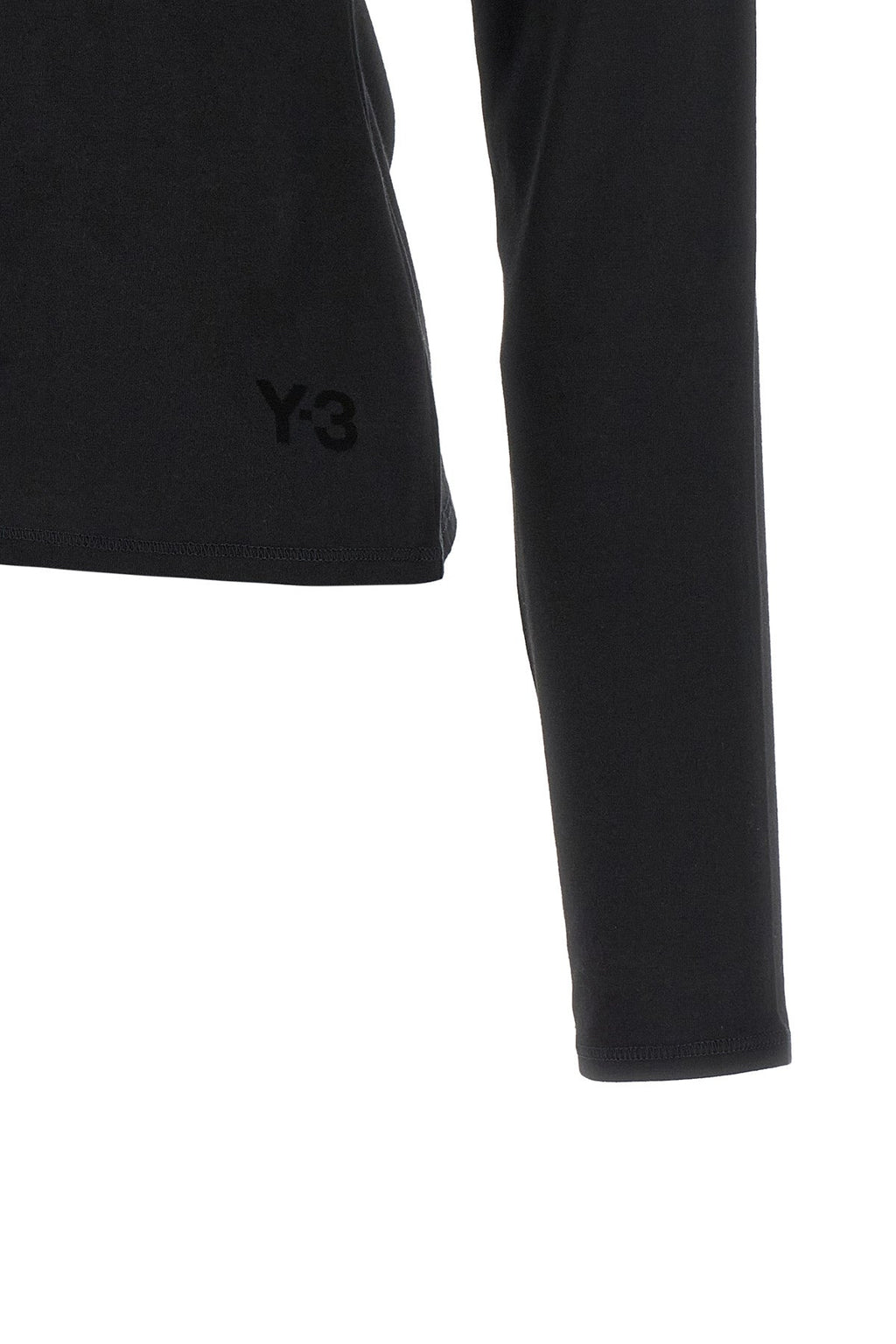 Y-3 T-shirt with asymmetrical hem