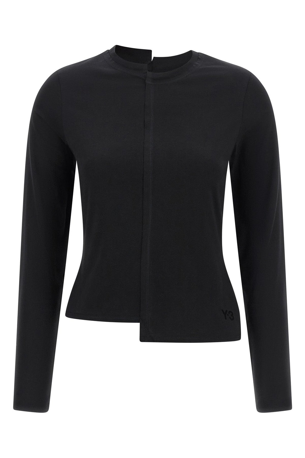Y-3 T-shirt with asymmetrical hem