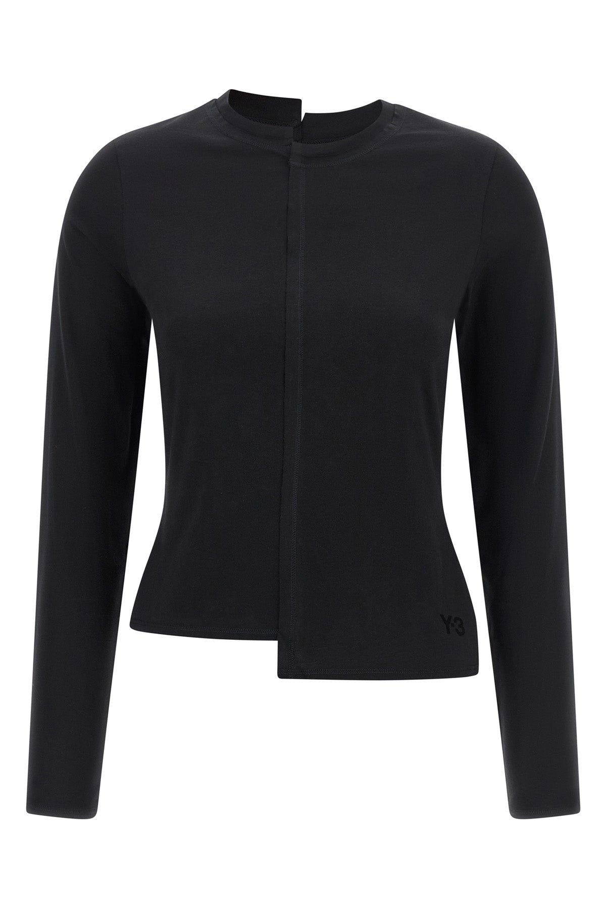 Y-3 T-shirt with asymmetrical hem