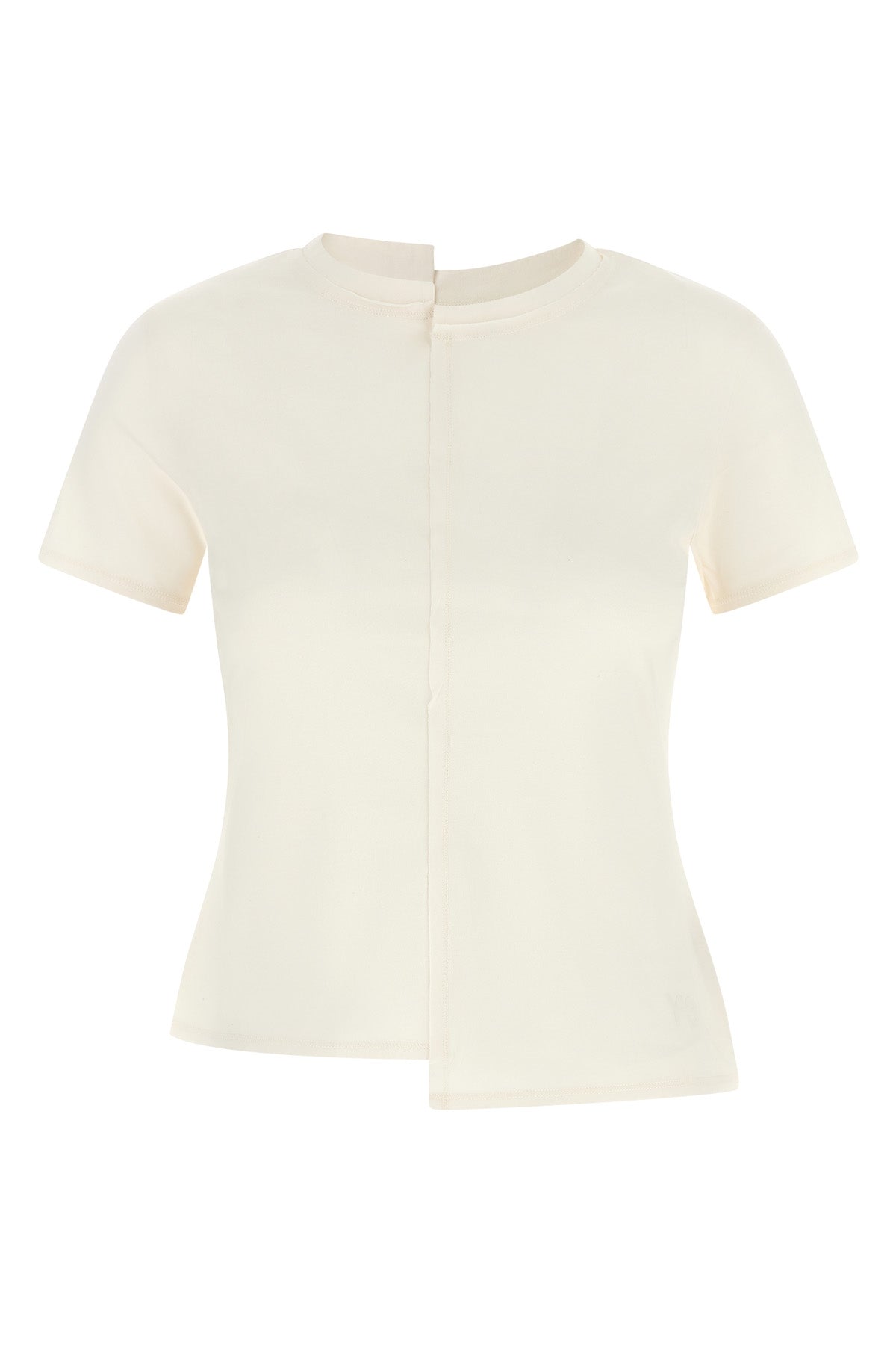 Y-3 T-Shirt with Asymmetrical Seam