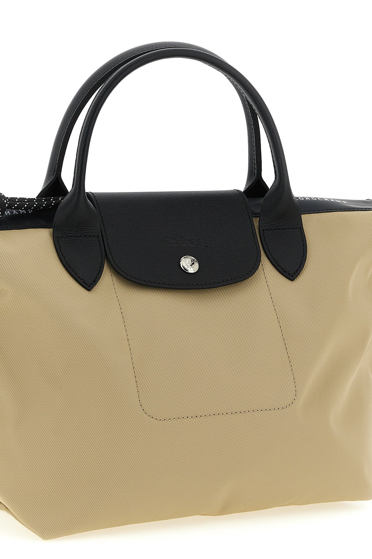 Longchamp Handbag With Braided Zip Pull