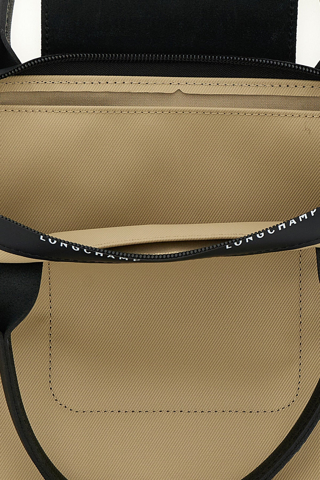 Longchamp Handbag With Braided Zip Pull