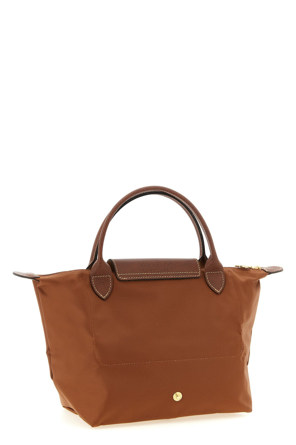 Longchamp Top Handle Bag with Leather Details