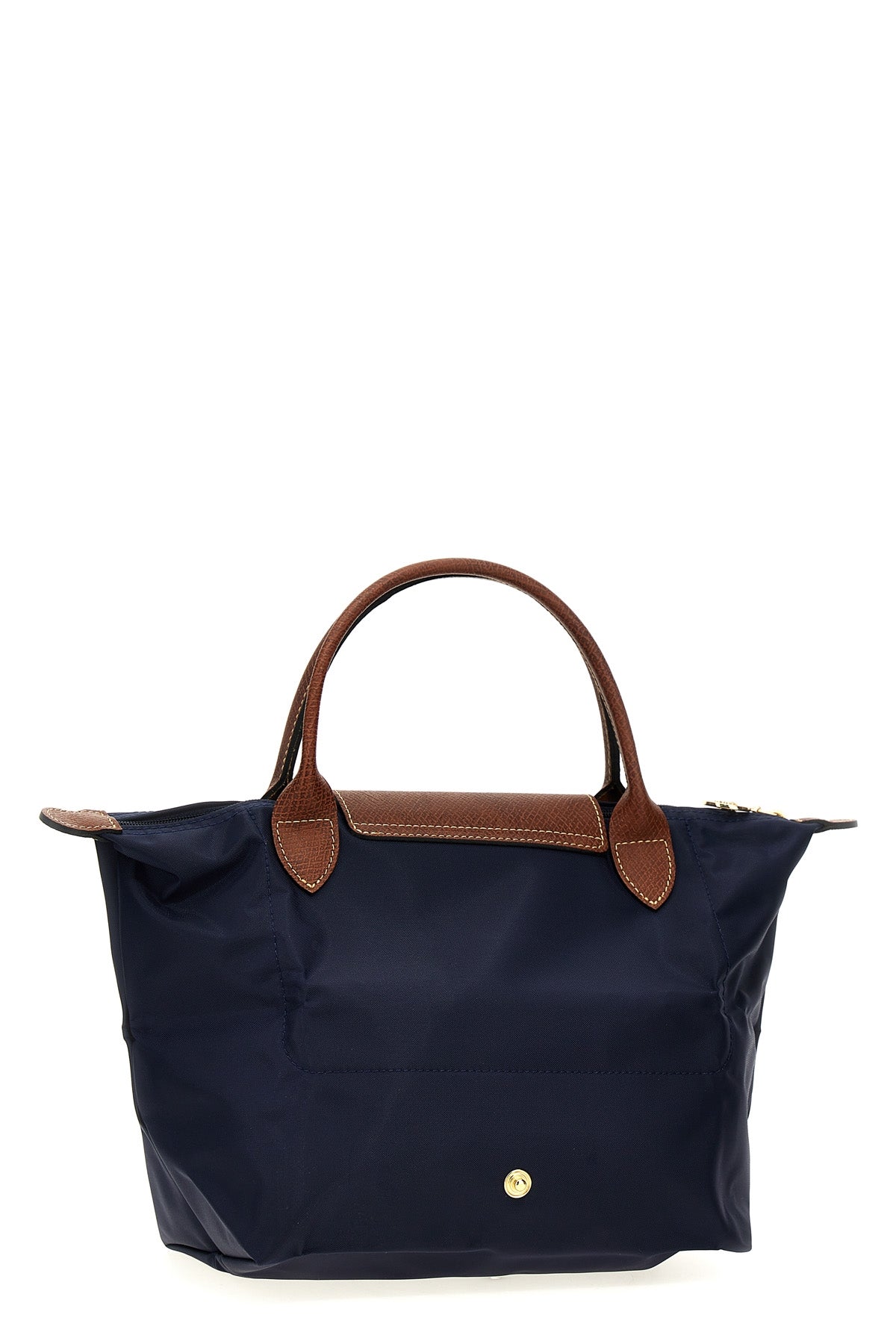 LONGCHAMP Top-Handle Bag with Leather Flap