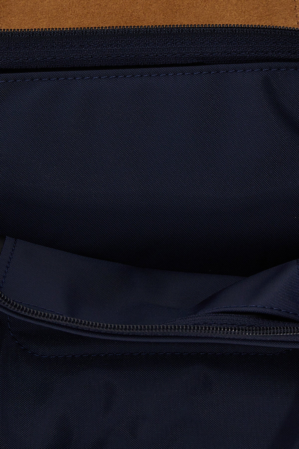 LONGCHAMP Top-Handle Bag with Leather Flap