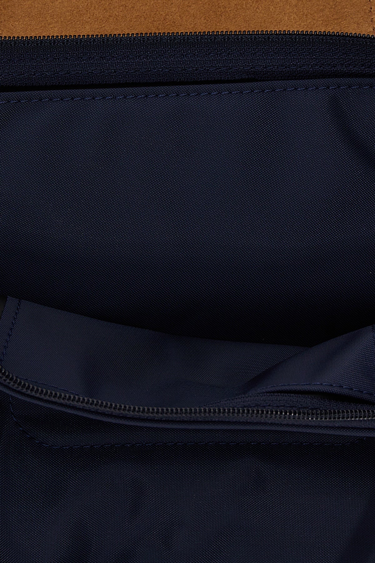 LONGCHAMP Top-Handle Bag with Leather Flap