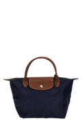 LONGCHAMP Top-Handle Bag with Leather Flap