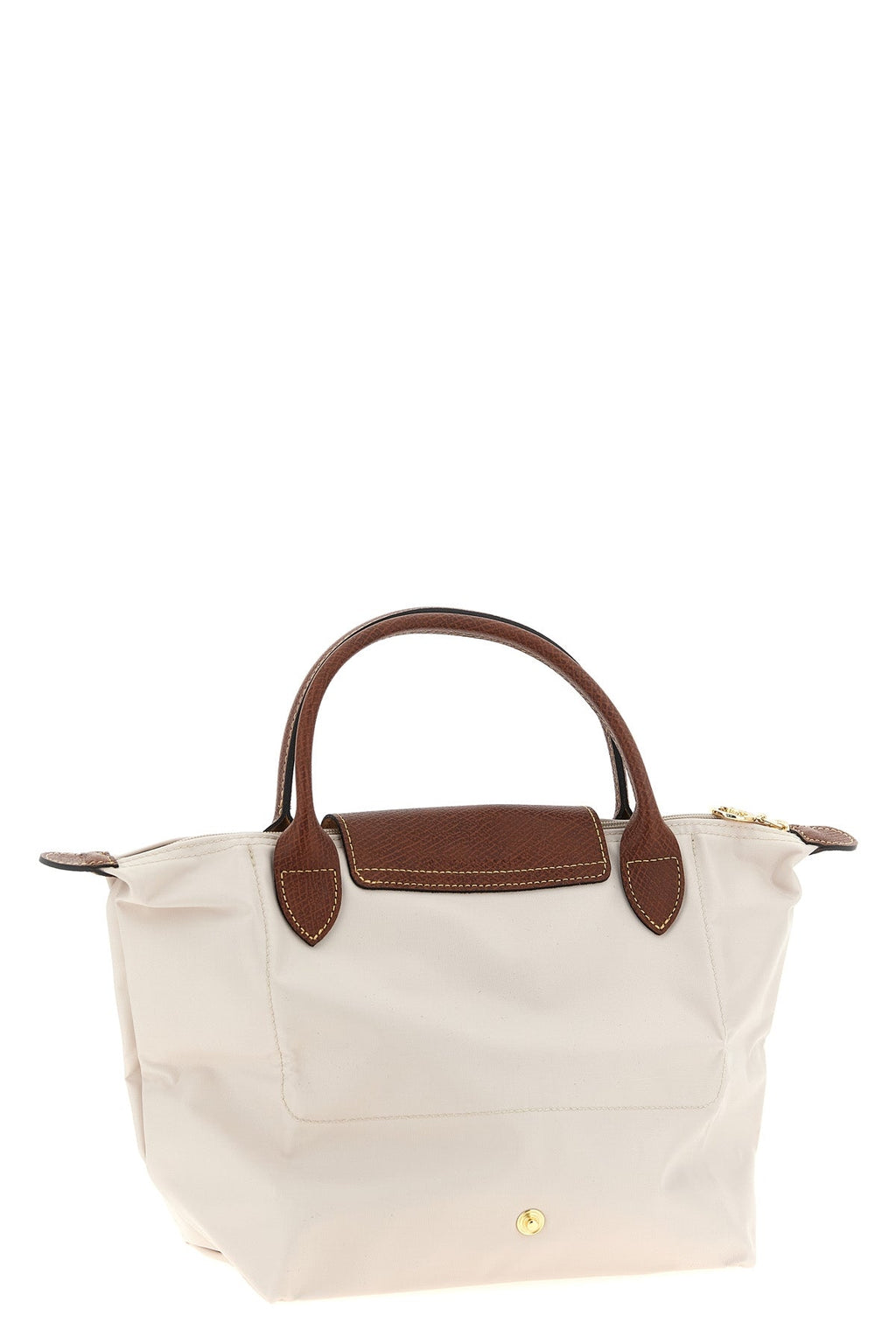 LONGCHAMP Top-Handle Bag with Leather Trim