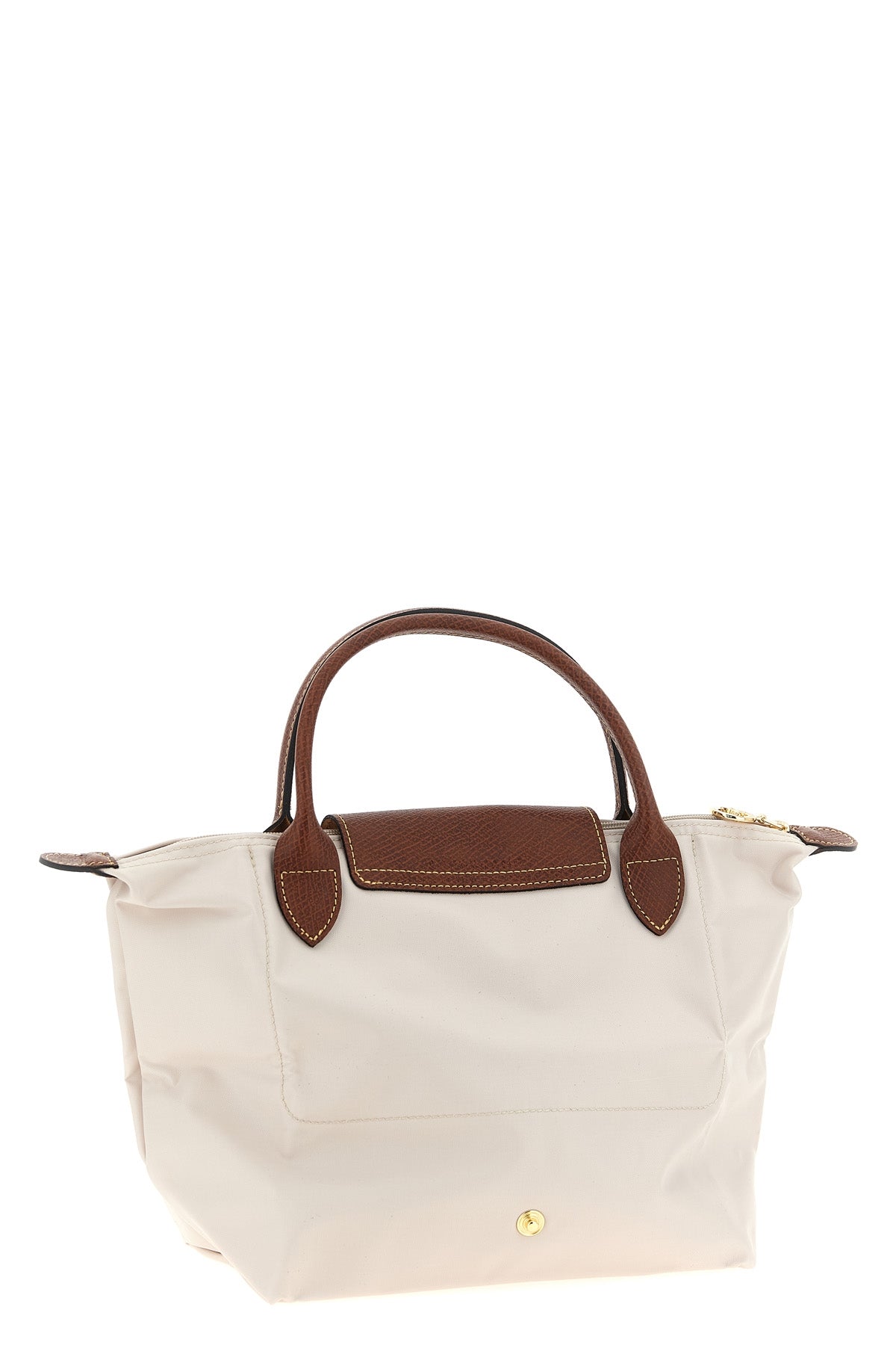 LONGCHAMP Top-Handle Bag with Leather Trim