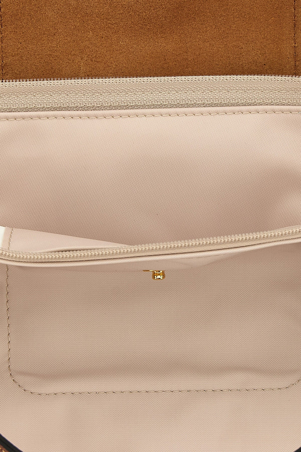 LONGCHAMP Top-Handle Bag with Leather Trim