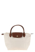 LONGCHAMP Top-Handle Bag with Leather Trim