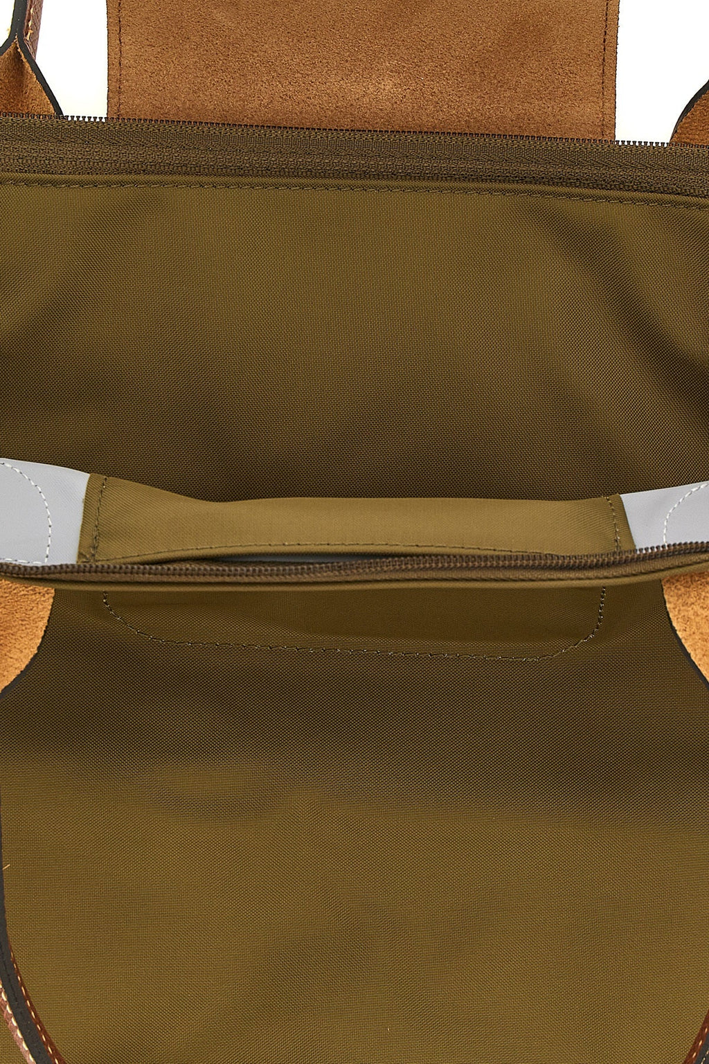 Longchamp Handbag with Leather Trim