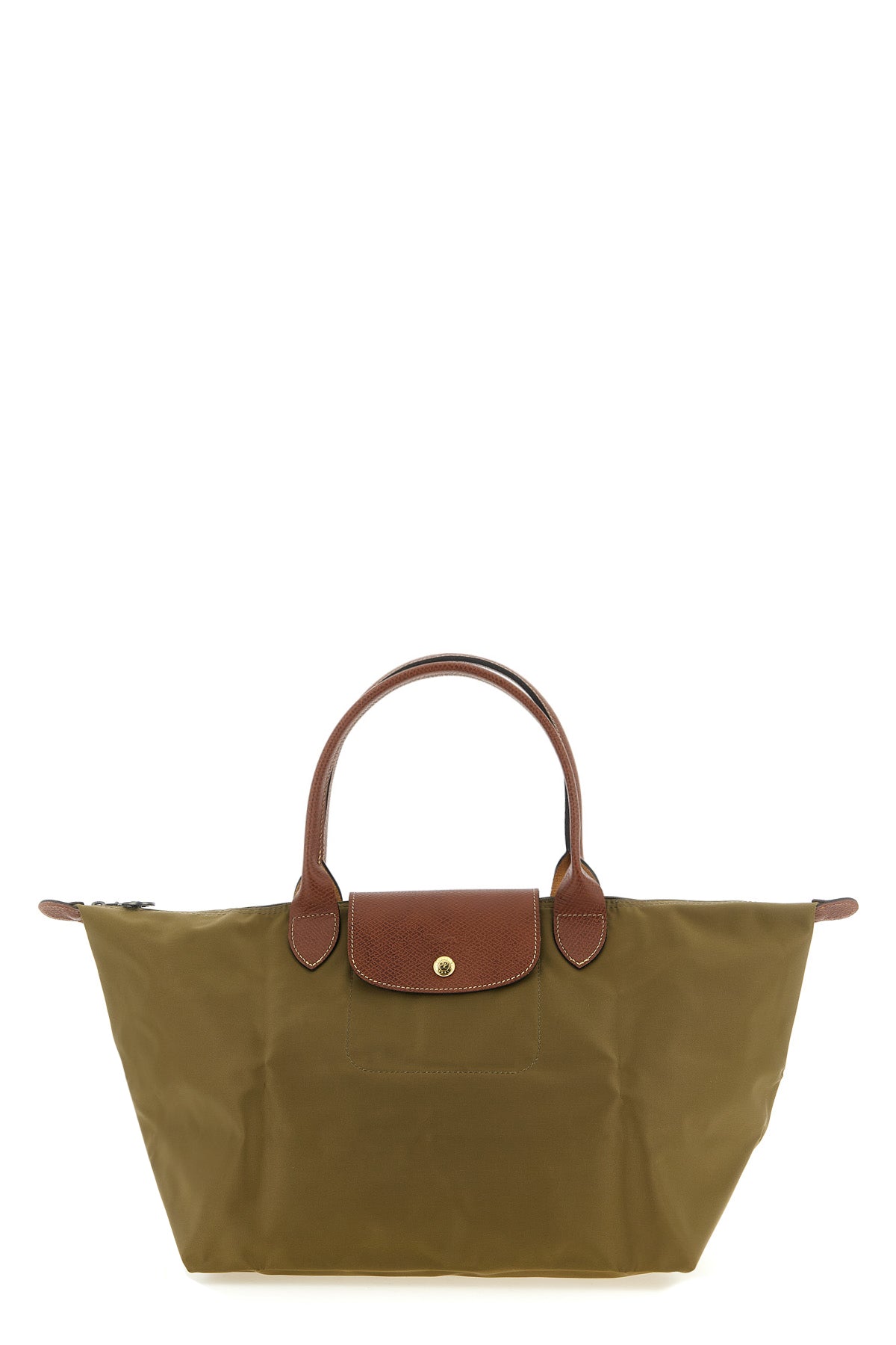 Longchamp Handbag with Leather Trim