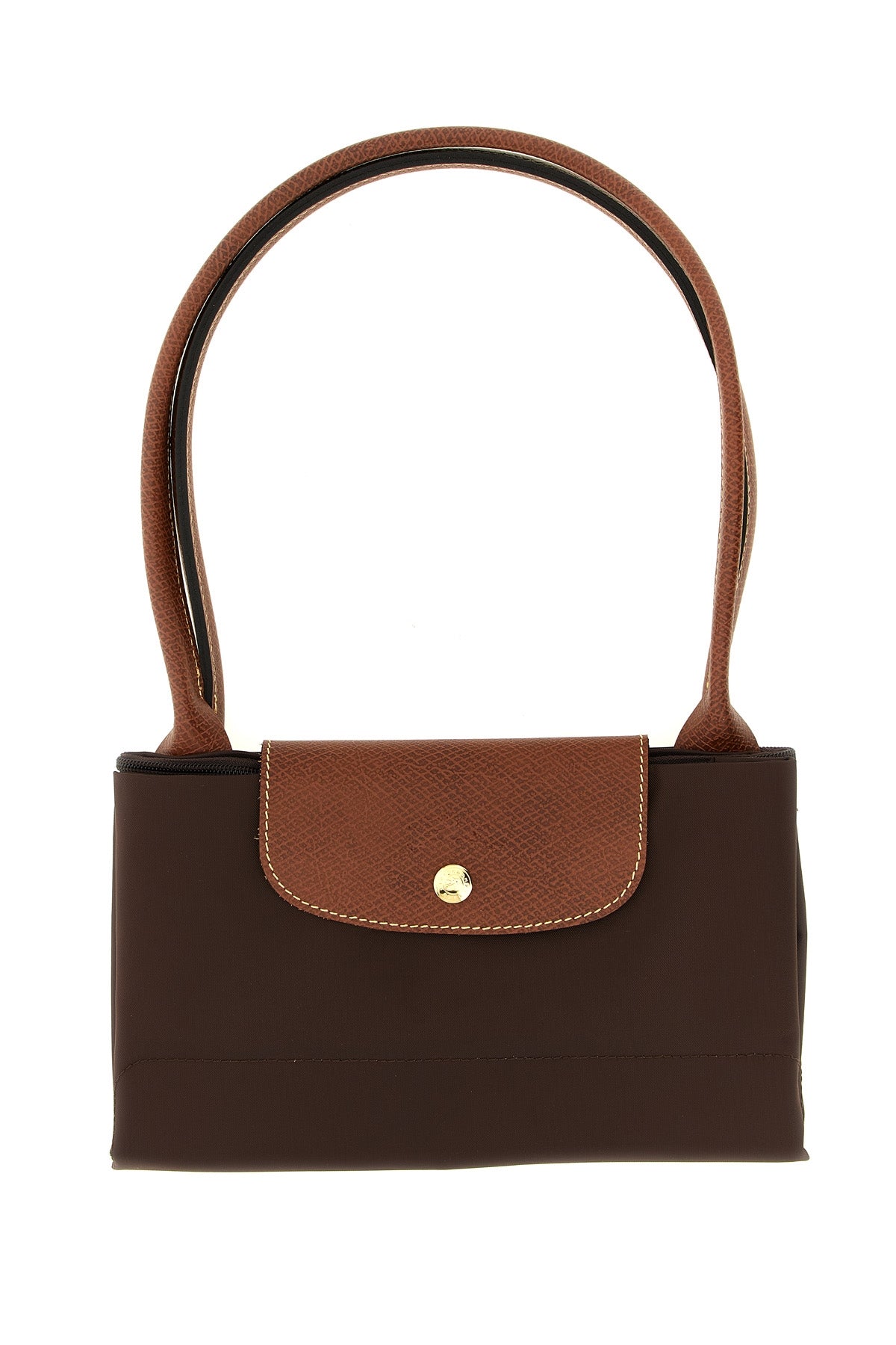 Mocha 'L Le Pliage Original' Shoulder Bag