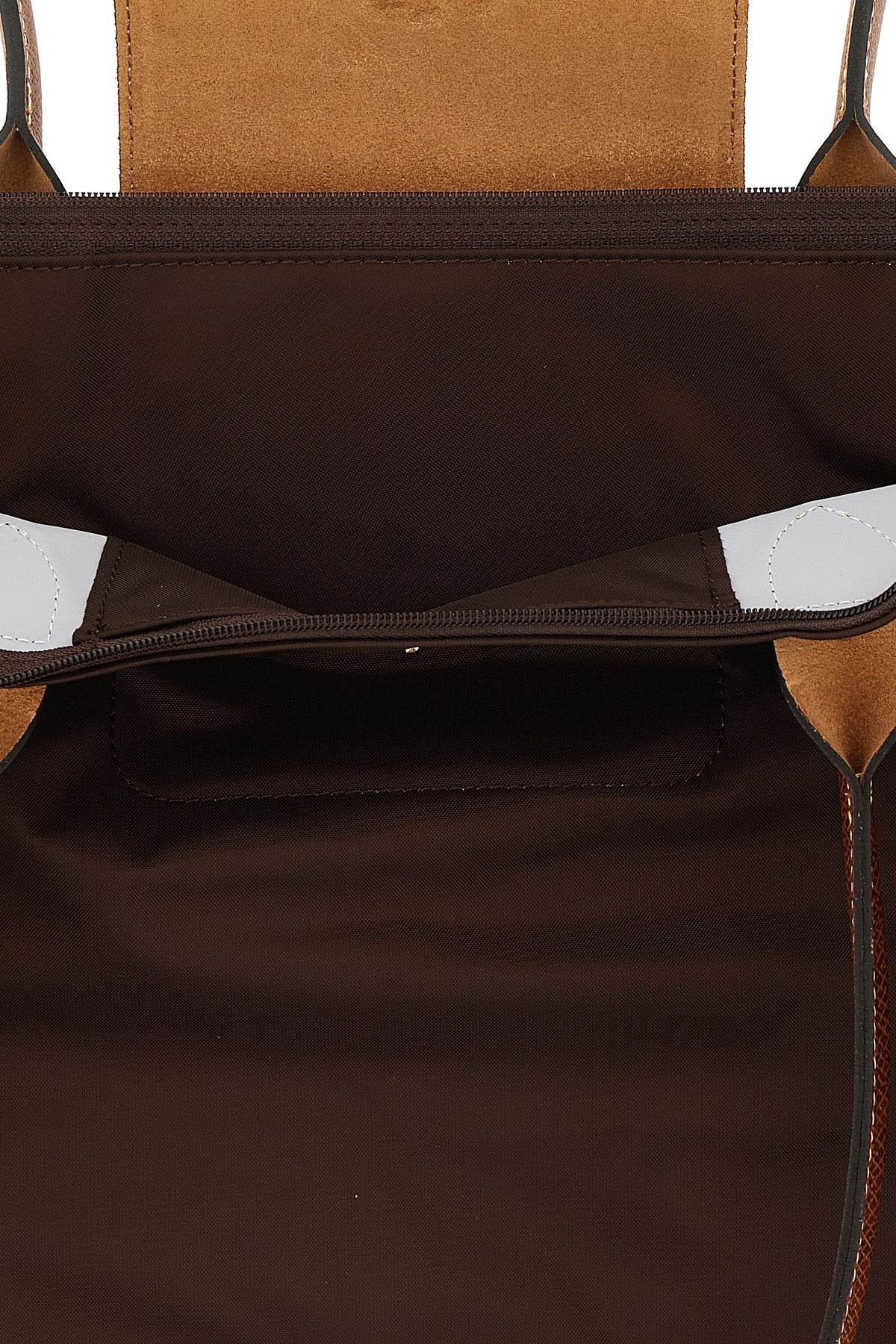 Mocha 'L Le Pliage Original' Shoulder Bag