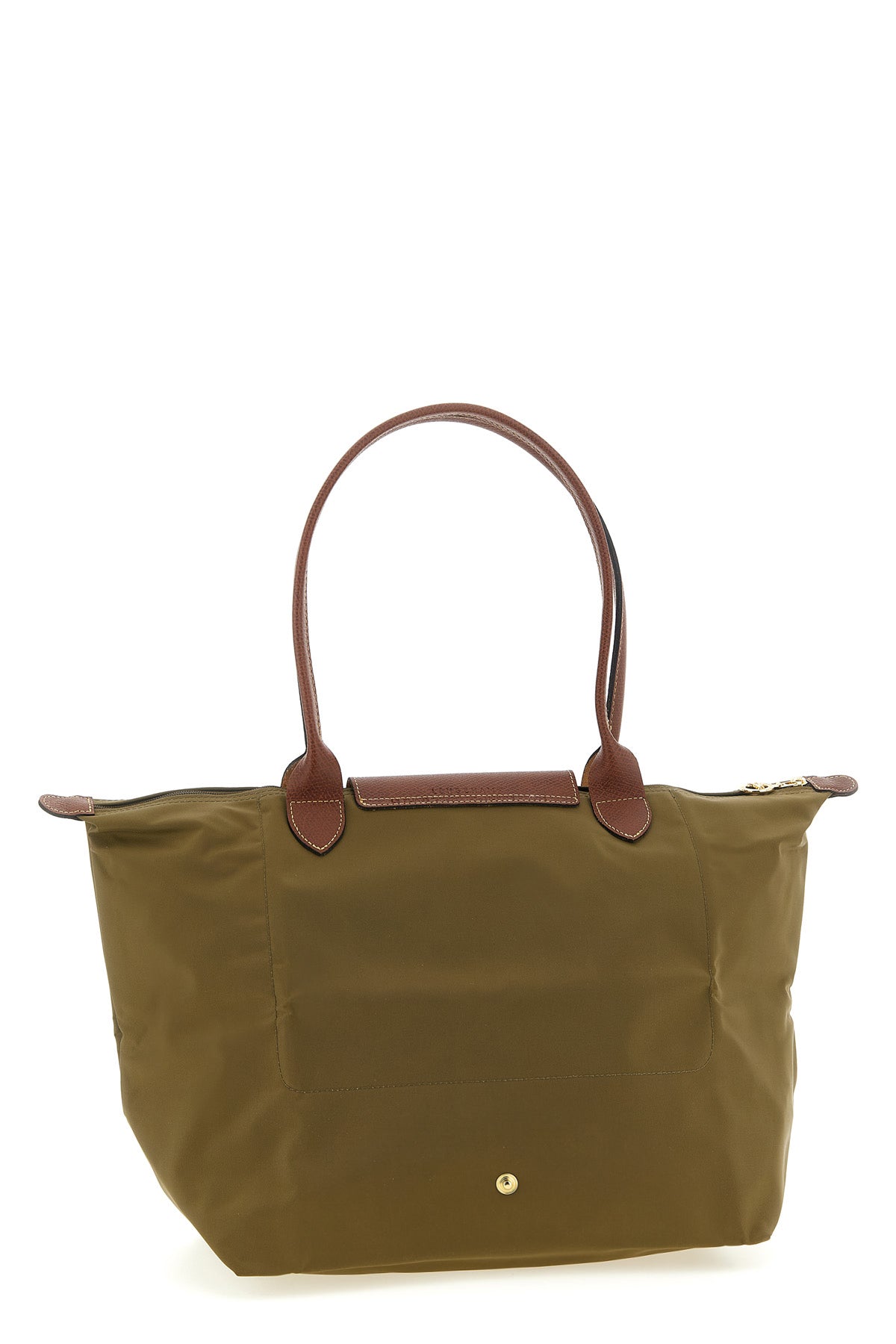 L Le Pliage Original' Shoulder Bag in Olive Green
