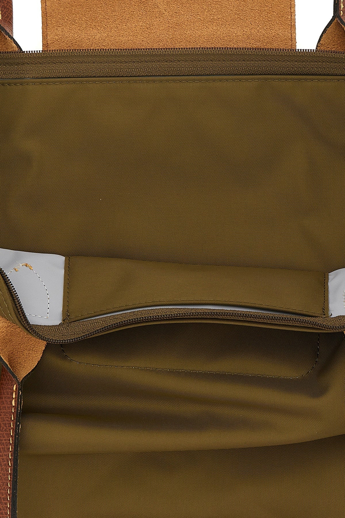 L Le Pliage Original' Shoulder Bag in Olive Green