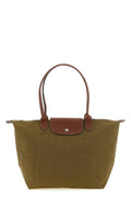 L Le Pliage Original' Shoulder Bag in Olive Green