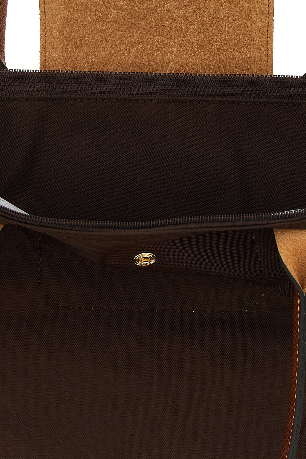 M Le Pliage Original Shoulder Bag, Dark Brown