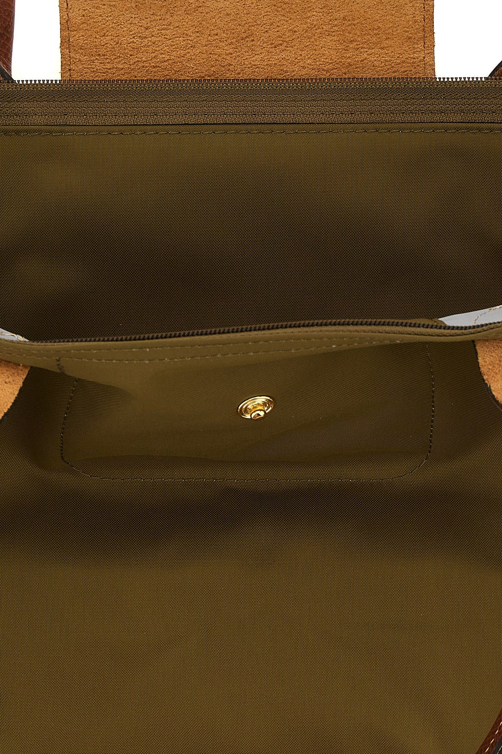 The 'M Le Pliage Original' Olive Green Shoulder Bag