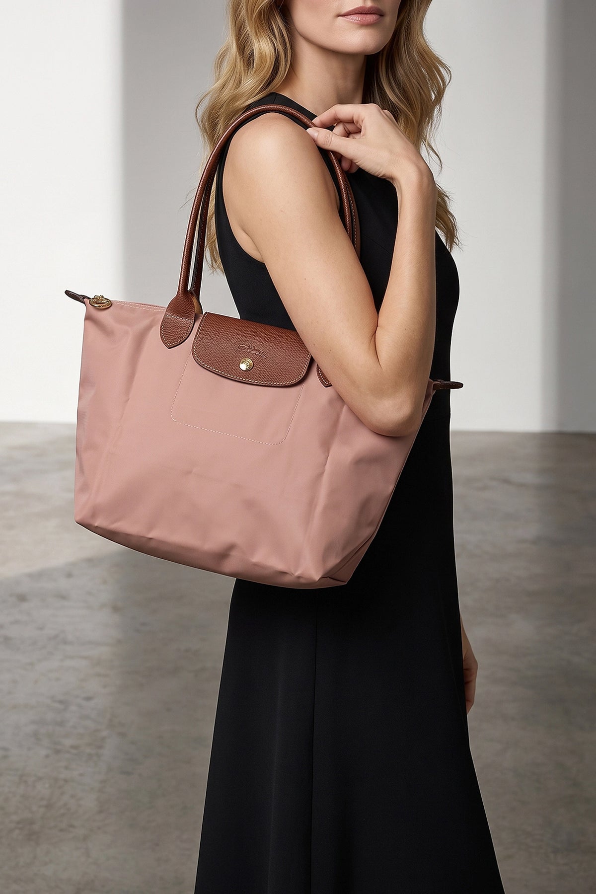 LONGCHAMP Shoulder Bag With Leather Flap