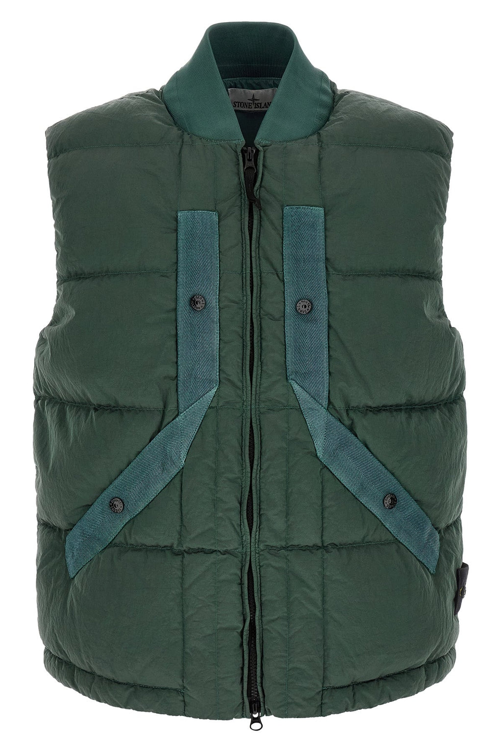Stone Island Vest with Contrast Tape Detail