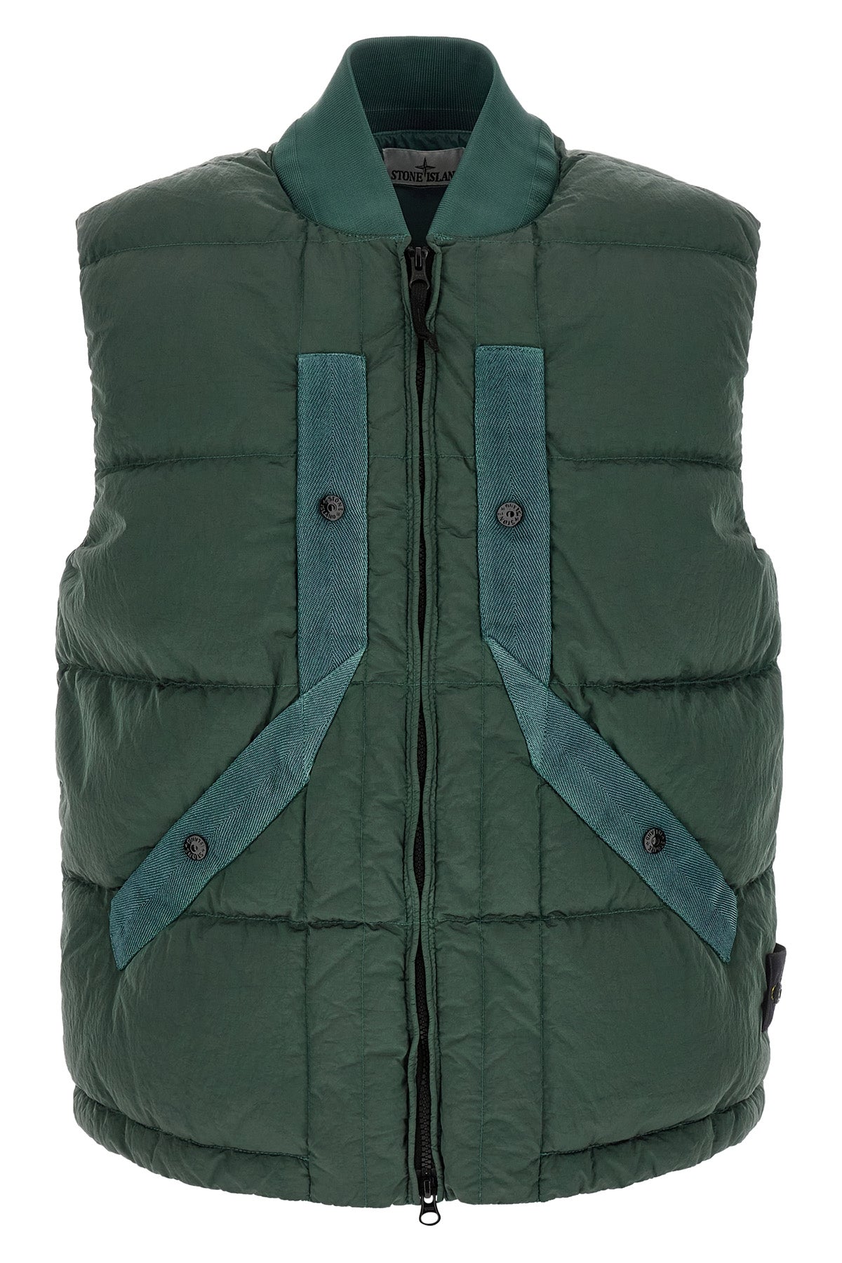 Stone Island Vest with Contrast Tape Detail