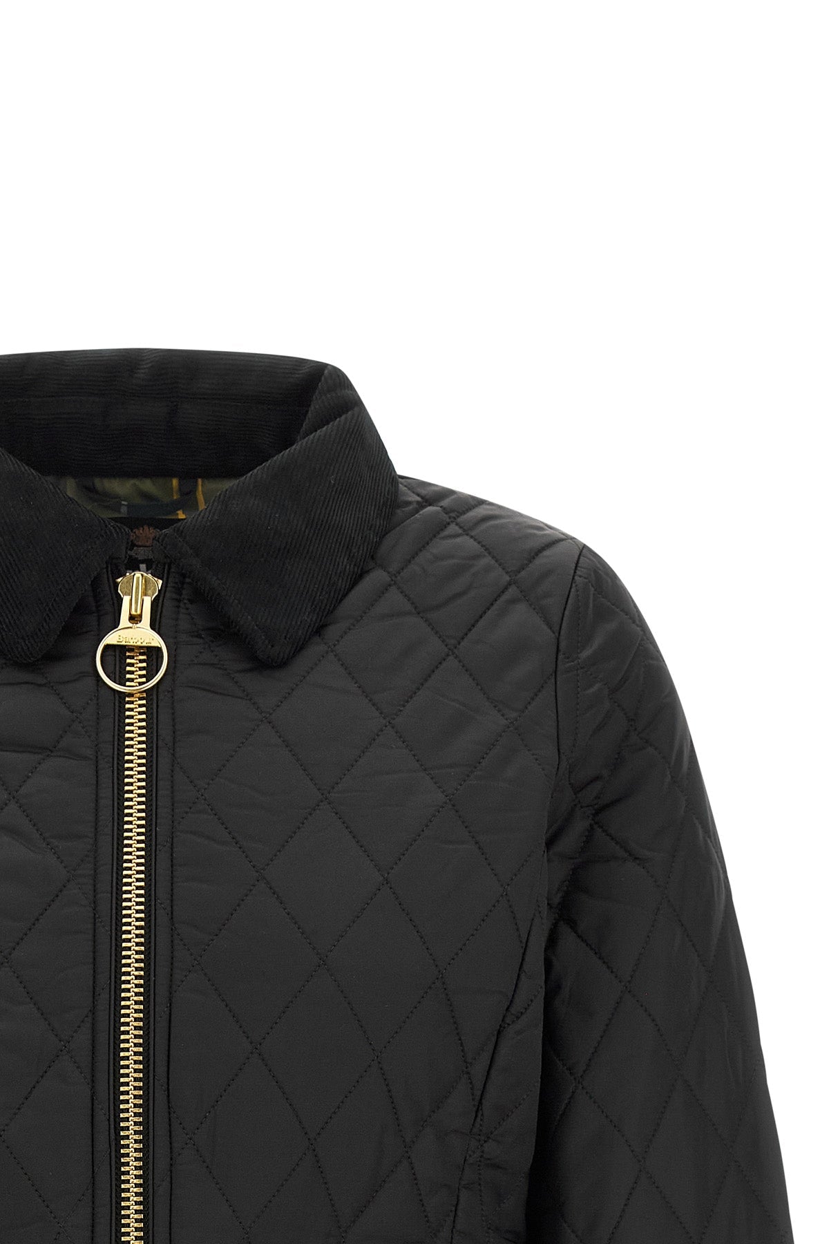 Barbour Jacket - Corduroy Collar Detail