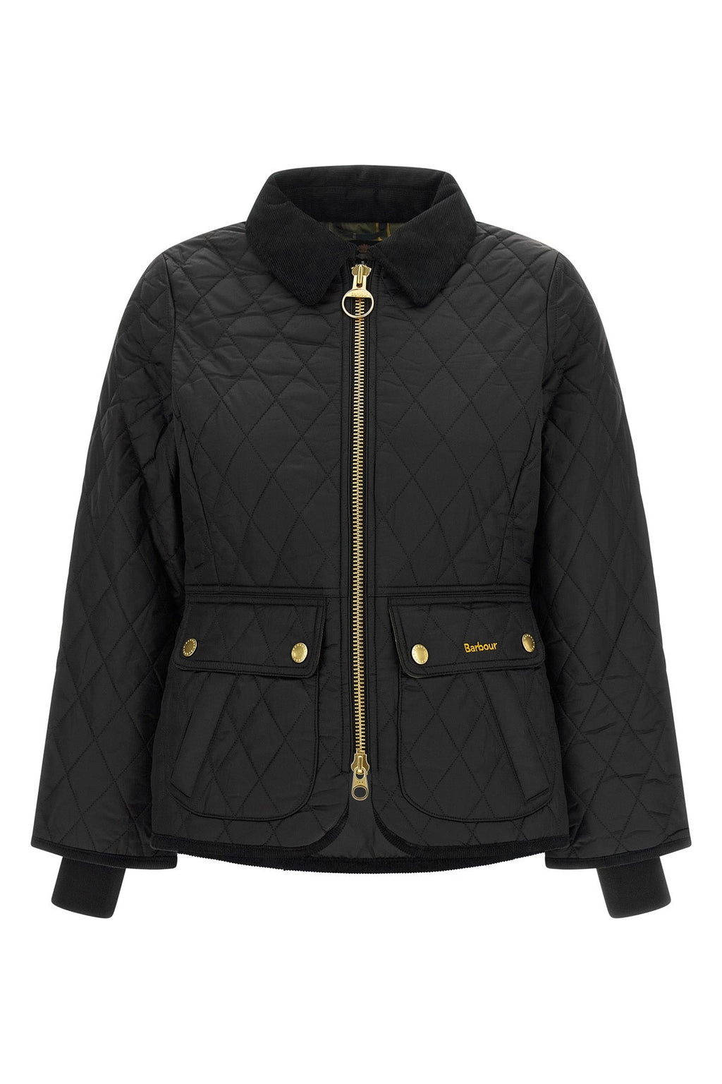 Barbour Jacket - Corduroy Collar Detail
