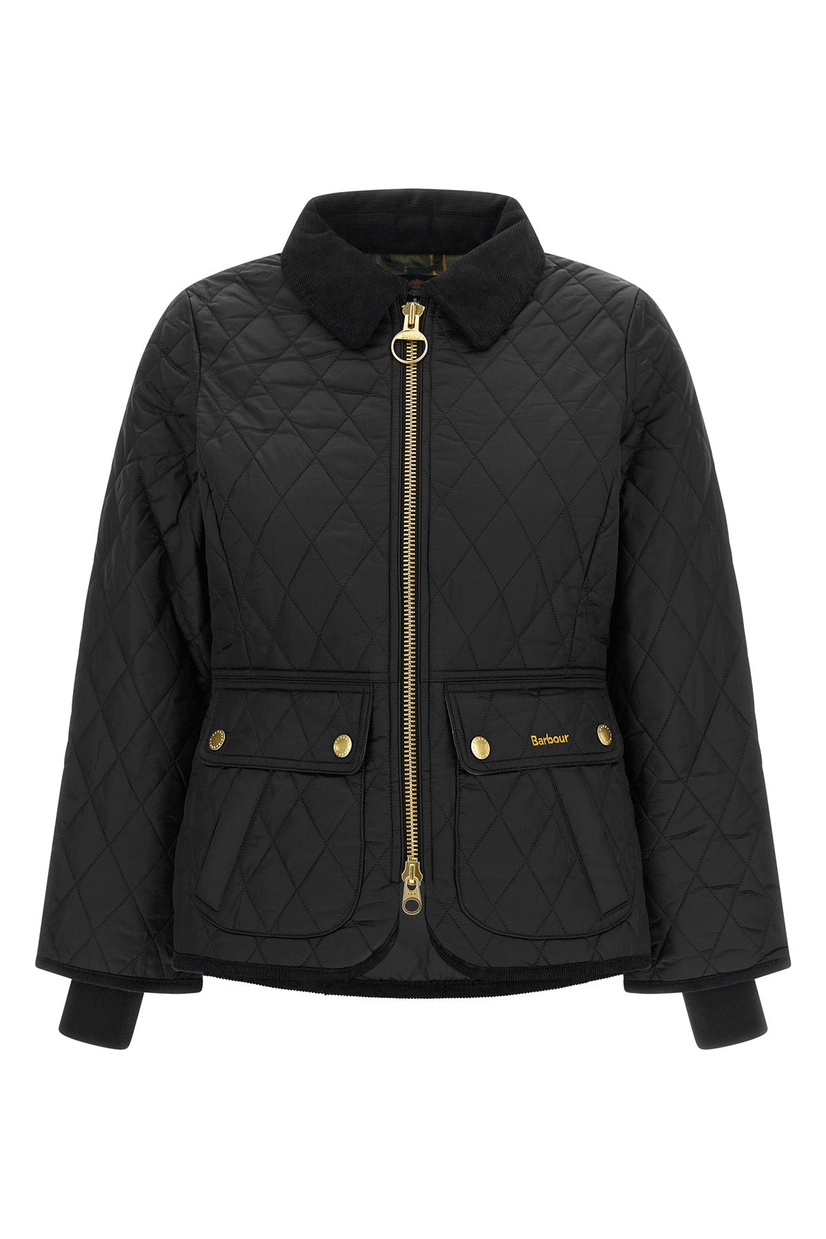 Barbour Jacket - Corduroy Collar Detail