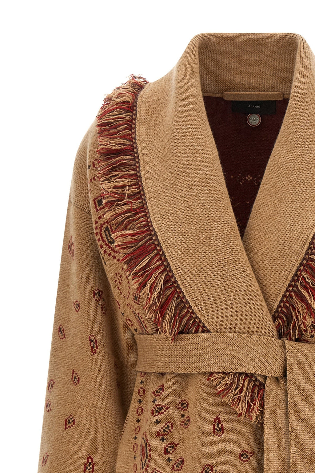 ALANUI Cardigan With Fringed Shawl Collar