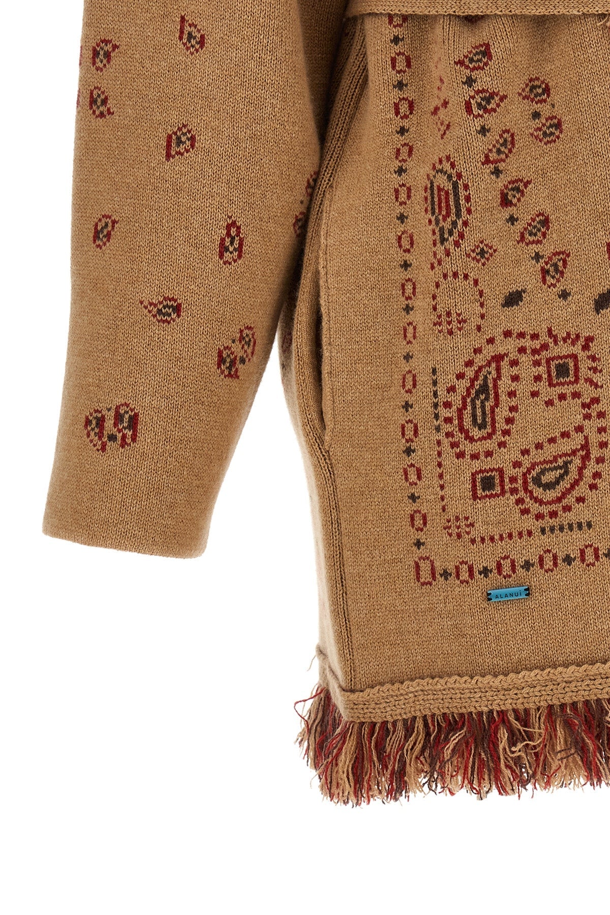 ALANUI Cardigan With Fringed Shawl Collar