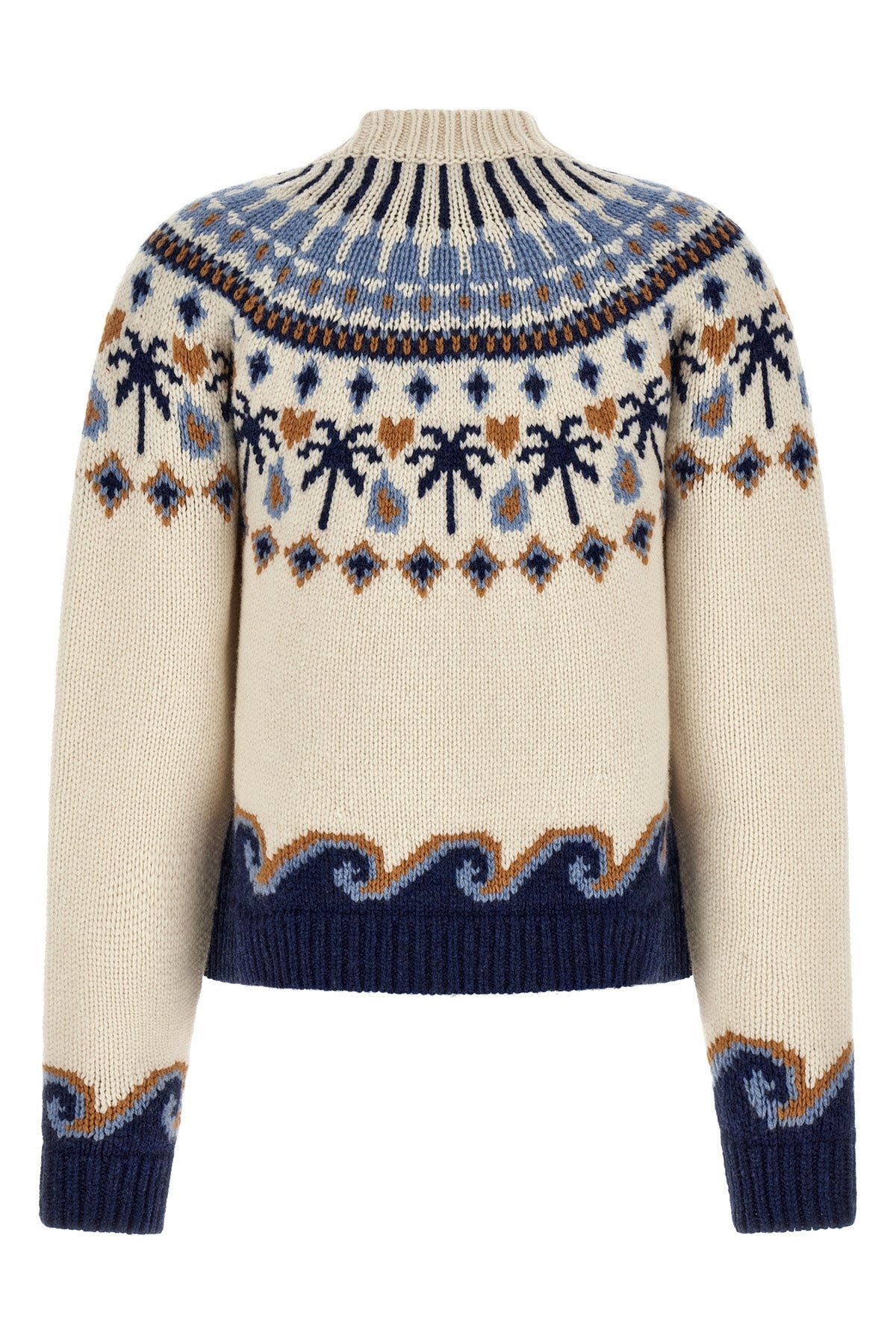 ALANUI Virgin Wool Sweater With Jacquard Knit