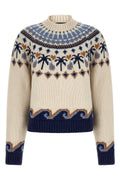ALANUI Virgin Wool Sweater With Jacquard Knit