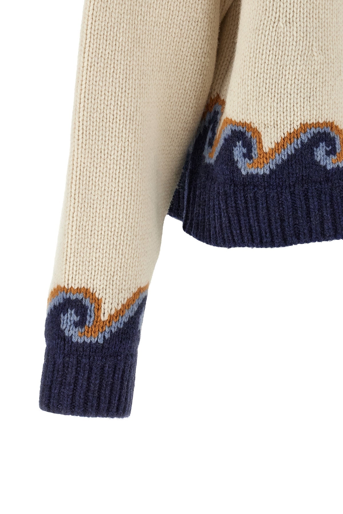 ALANUI Turtleneck Sweater - Jacquard Fair Isle Motif