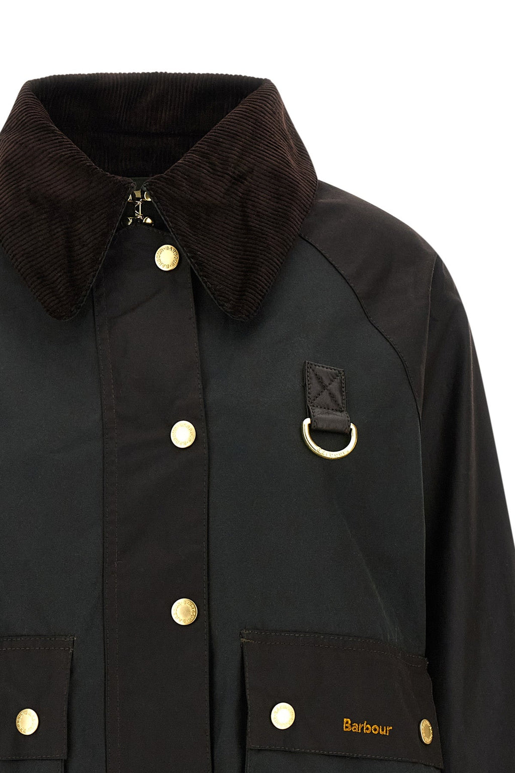 Reighton Wax Jacket with D-Ring Detail