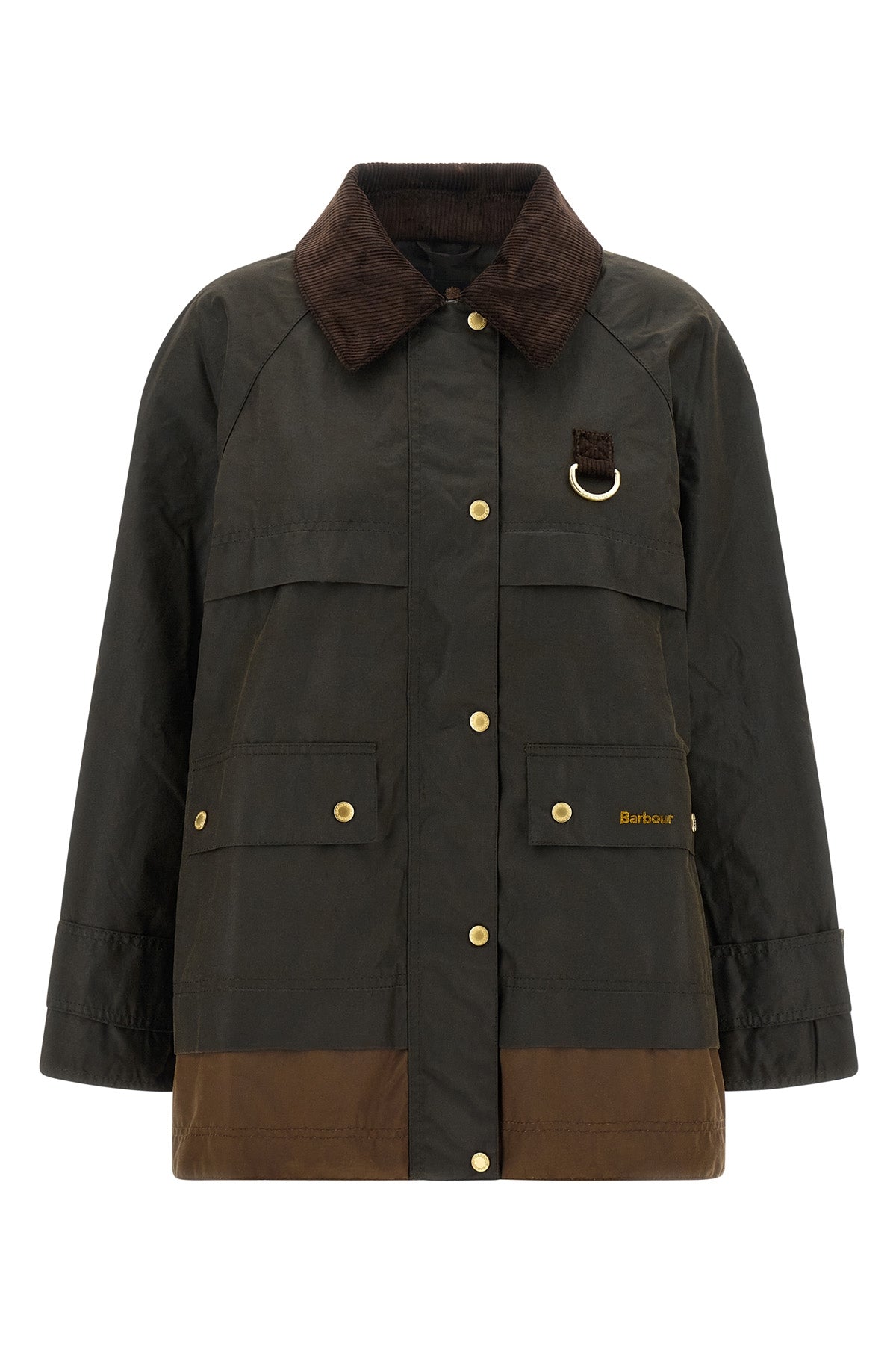 Barbour Wrenwood Waxed Cotton Jacket With D-Ring Detail