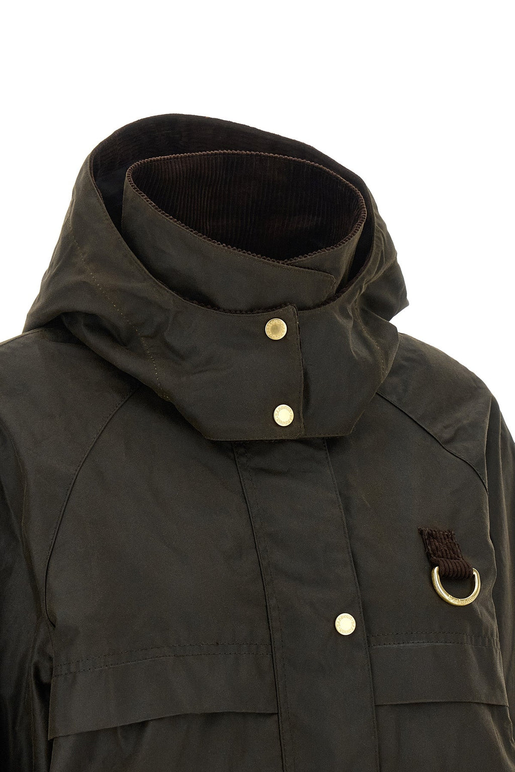 Barbour Wrenwood Waxed Cotton Jacket With D-Ring Detail
