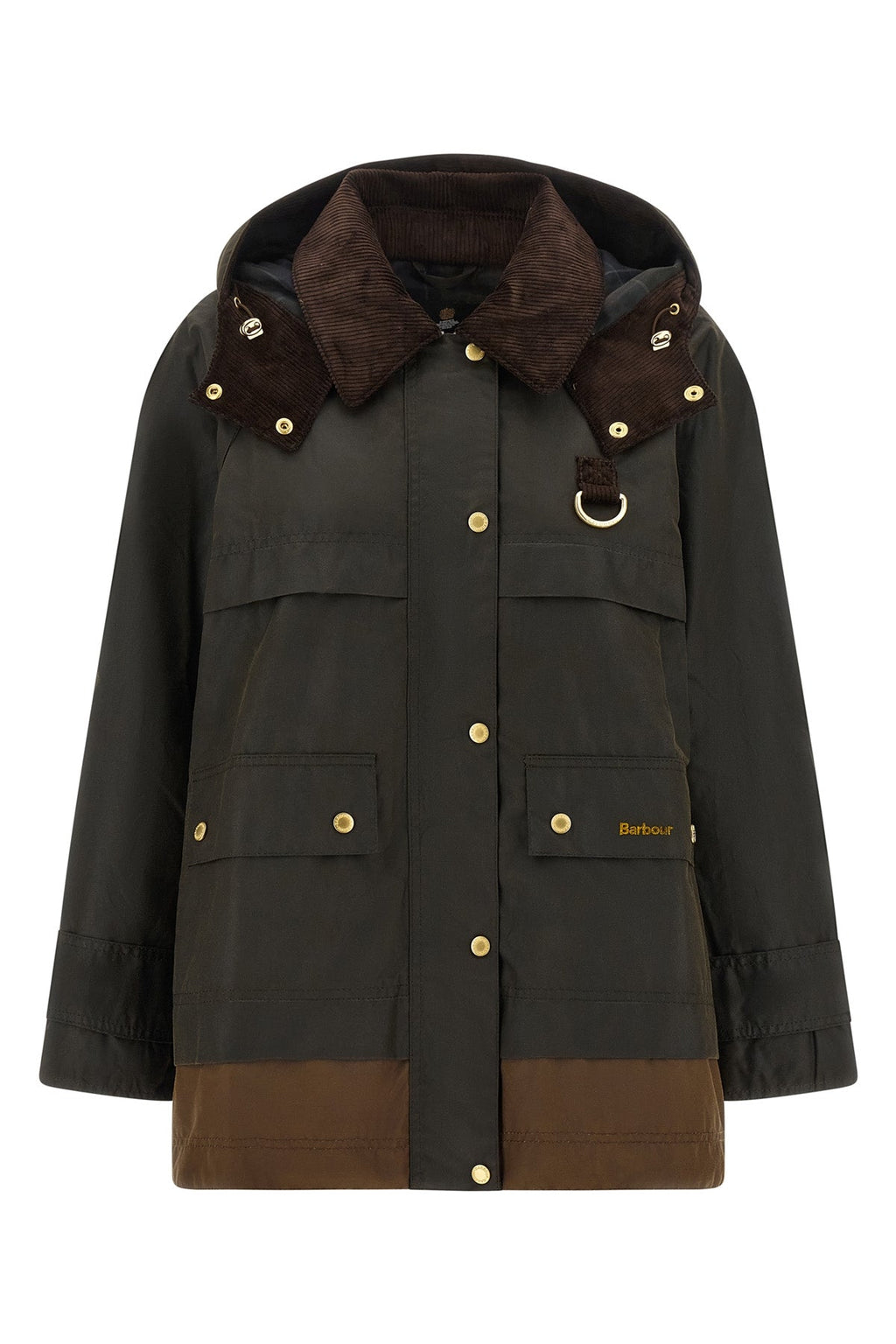 Barbour Wrenwood Waxed Cotton Jacket With D-Ring Detail