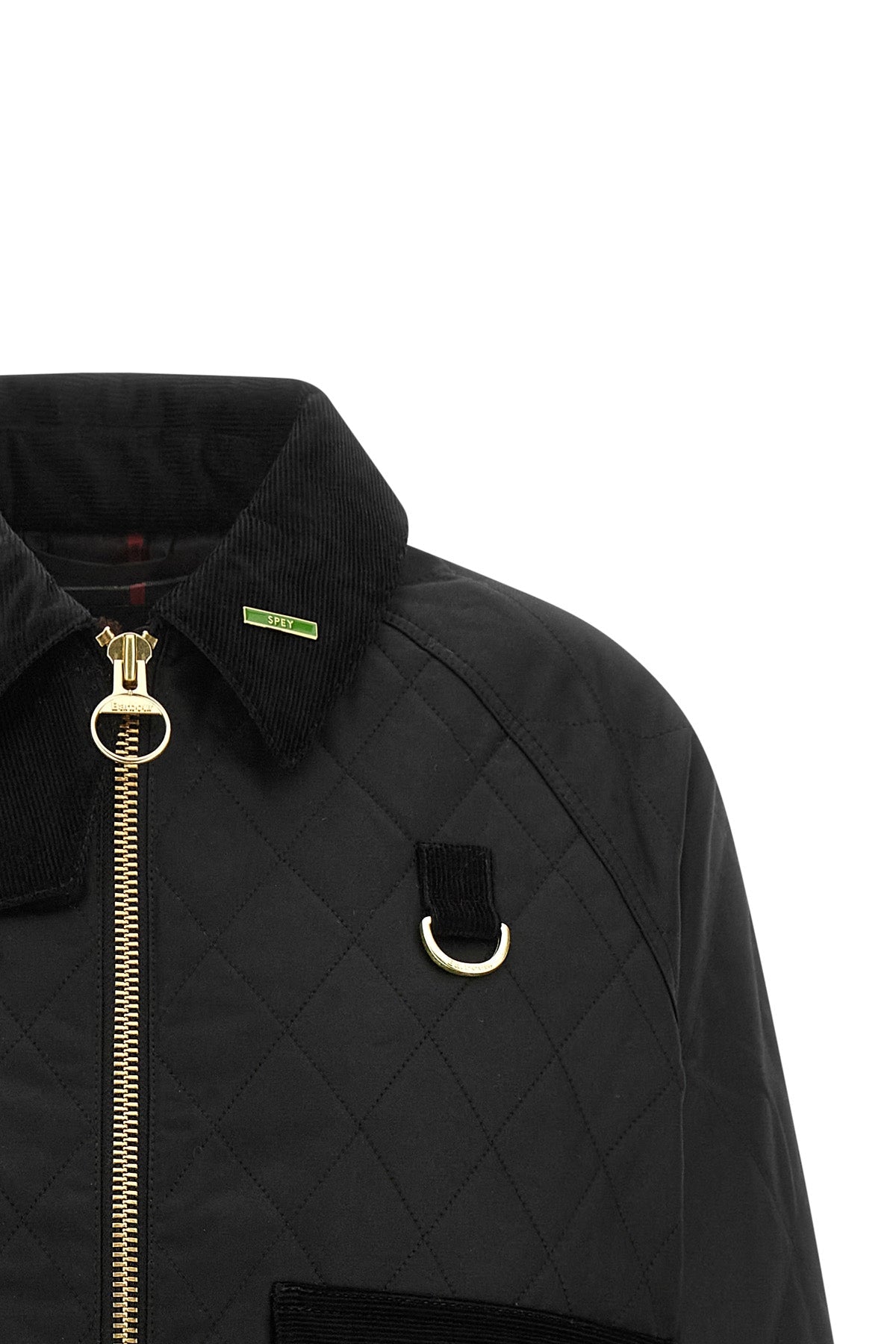 Barbour Quilted Waxed Cotton Spey Jacket