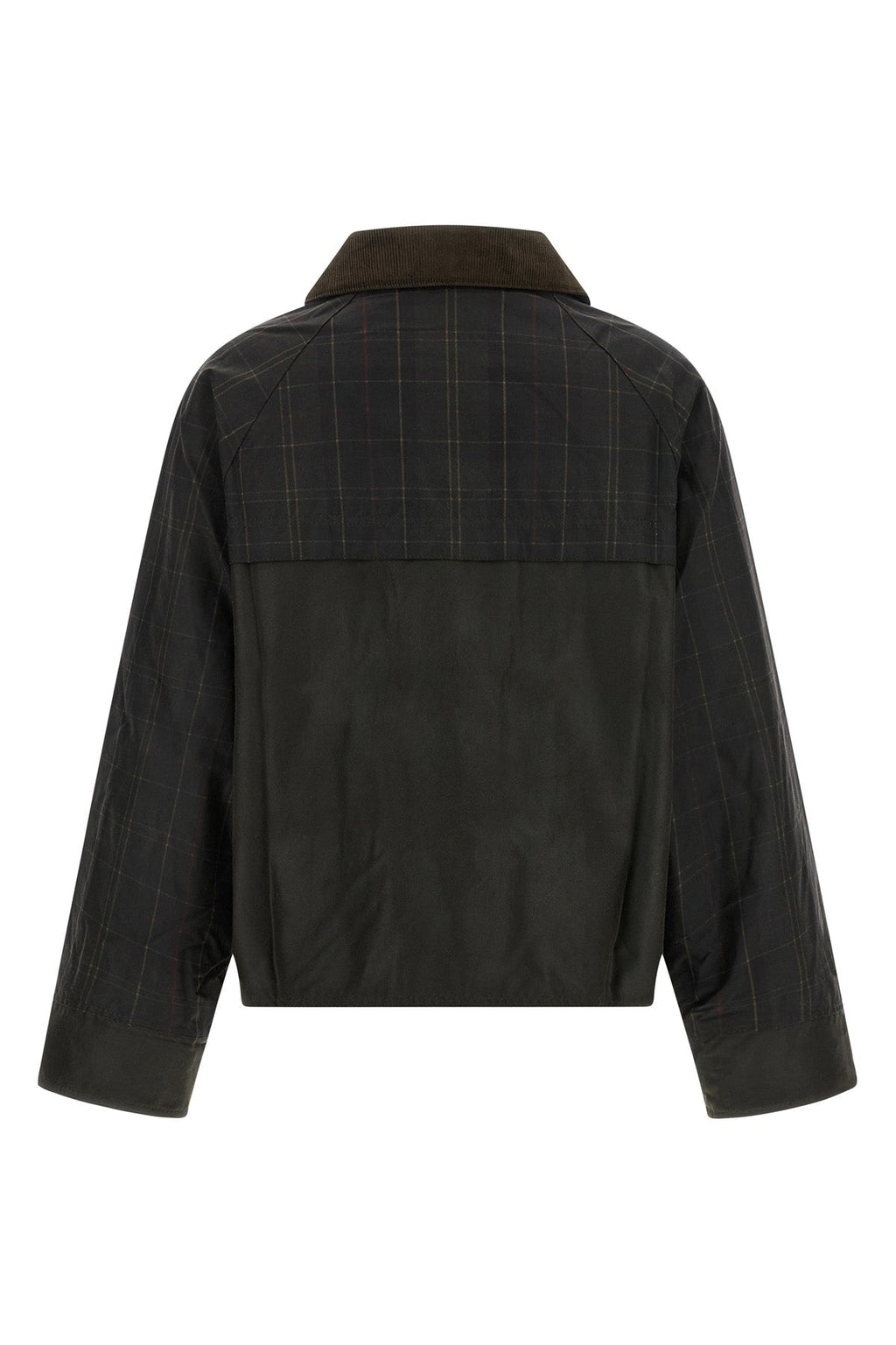 Barbour Tartan Spey Waxed Cotton Jacket with D-Ring Detail