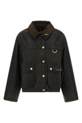 Barbour Tartan Spey Waxed Cotton Jacket with D-Ring Detail