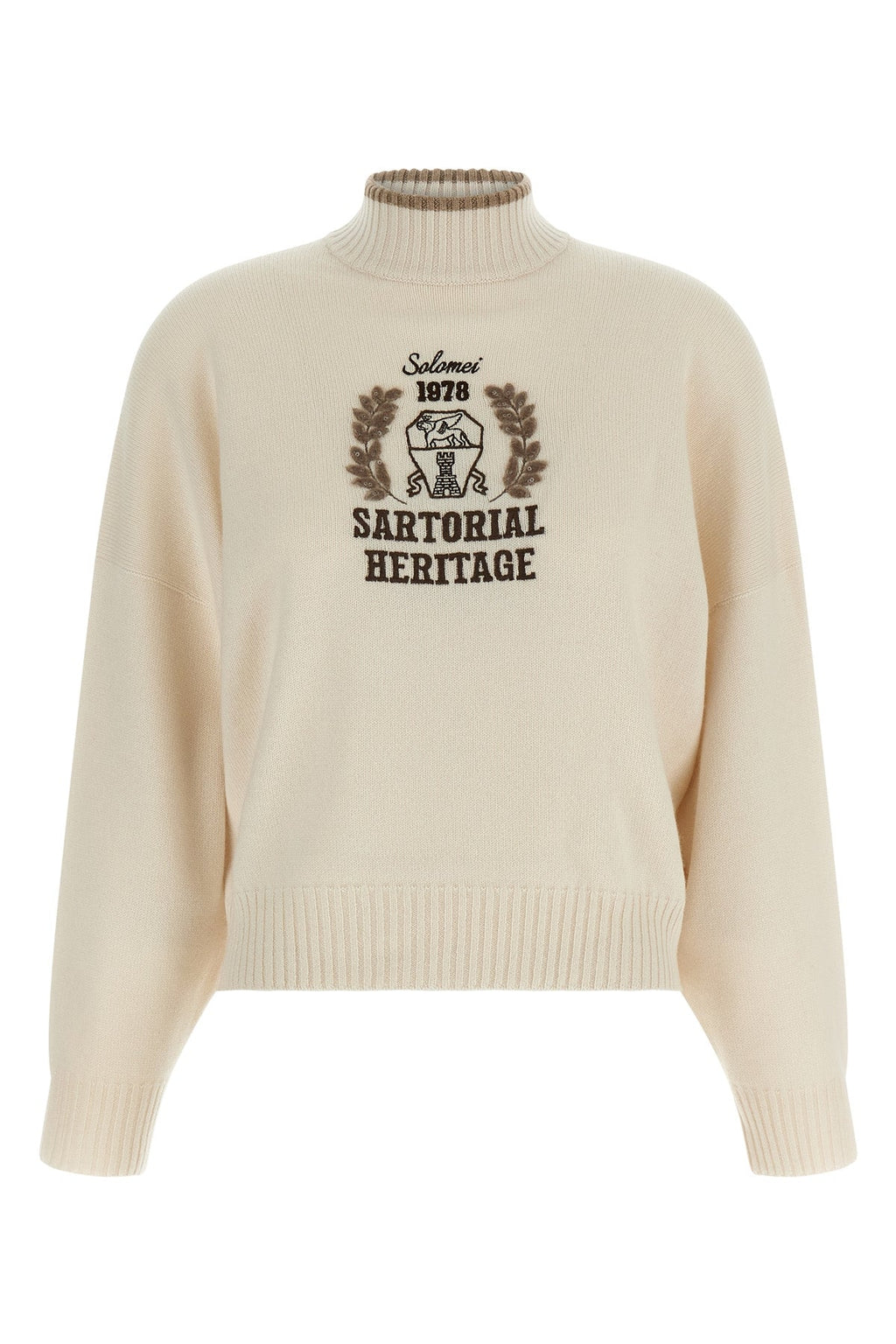Heraldic Crest Cashmere Sweater