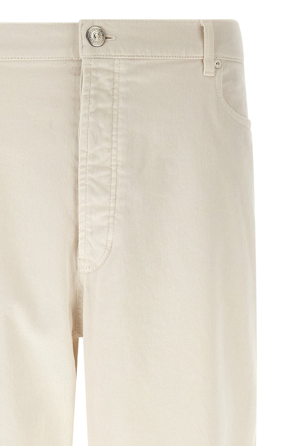 Garment-dyed denim jeans