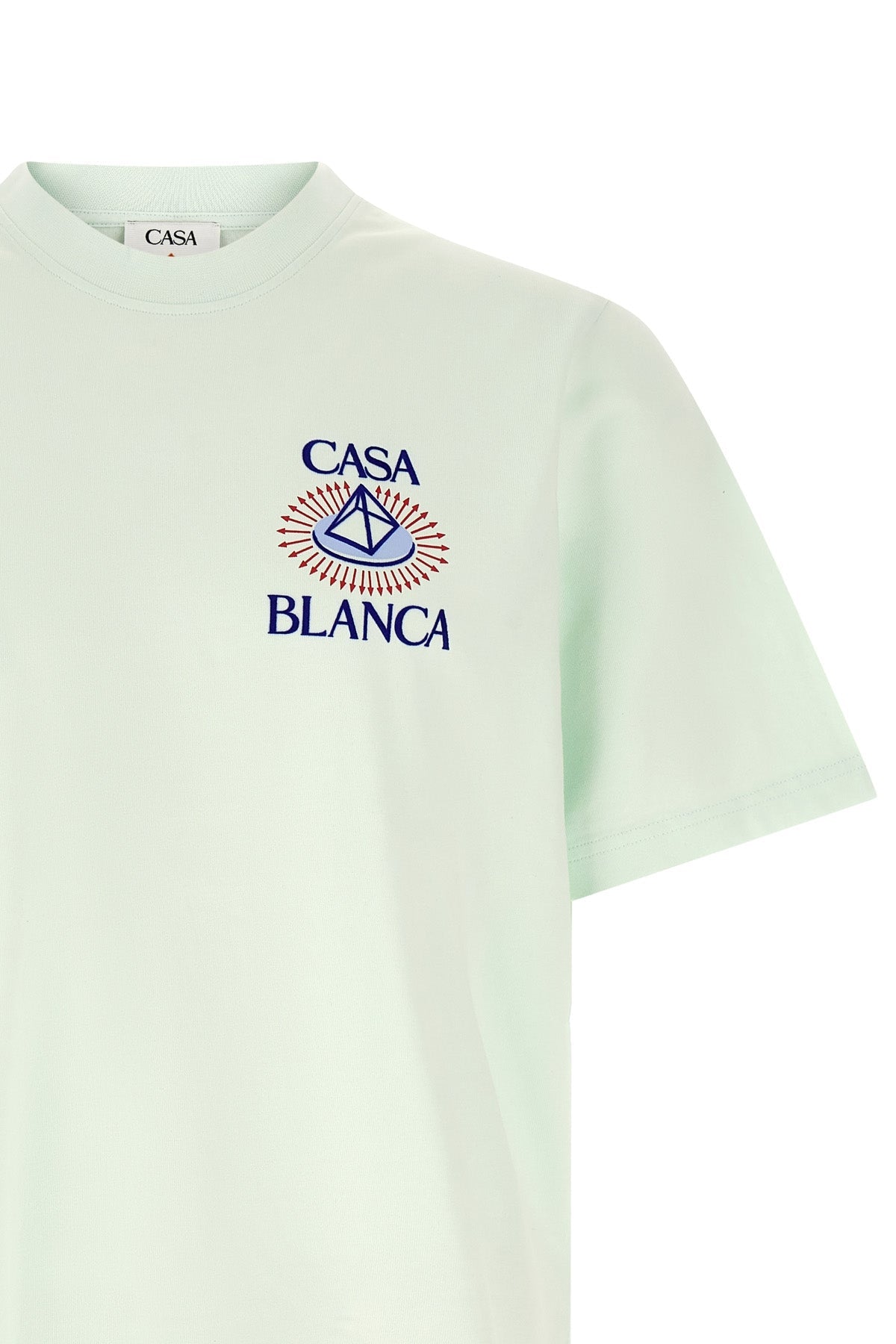 Celestial Pyramid' Flock-Printed T-Shirt