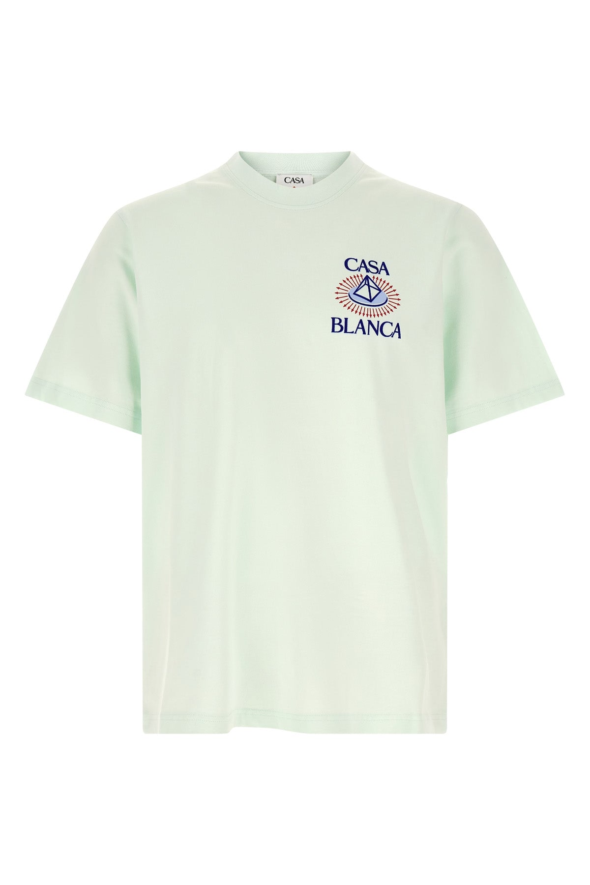 Celestial Pyramid' Flock-Printed T-Shirt