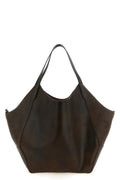 Reversible Lizard-Effect Leather Shopping Duo