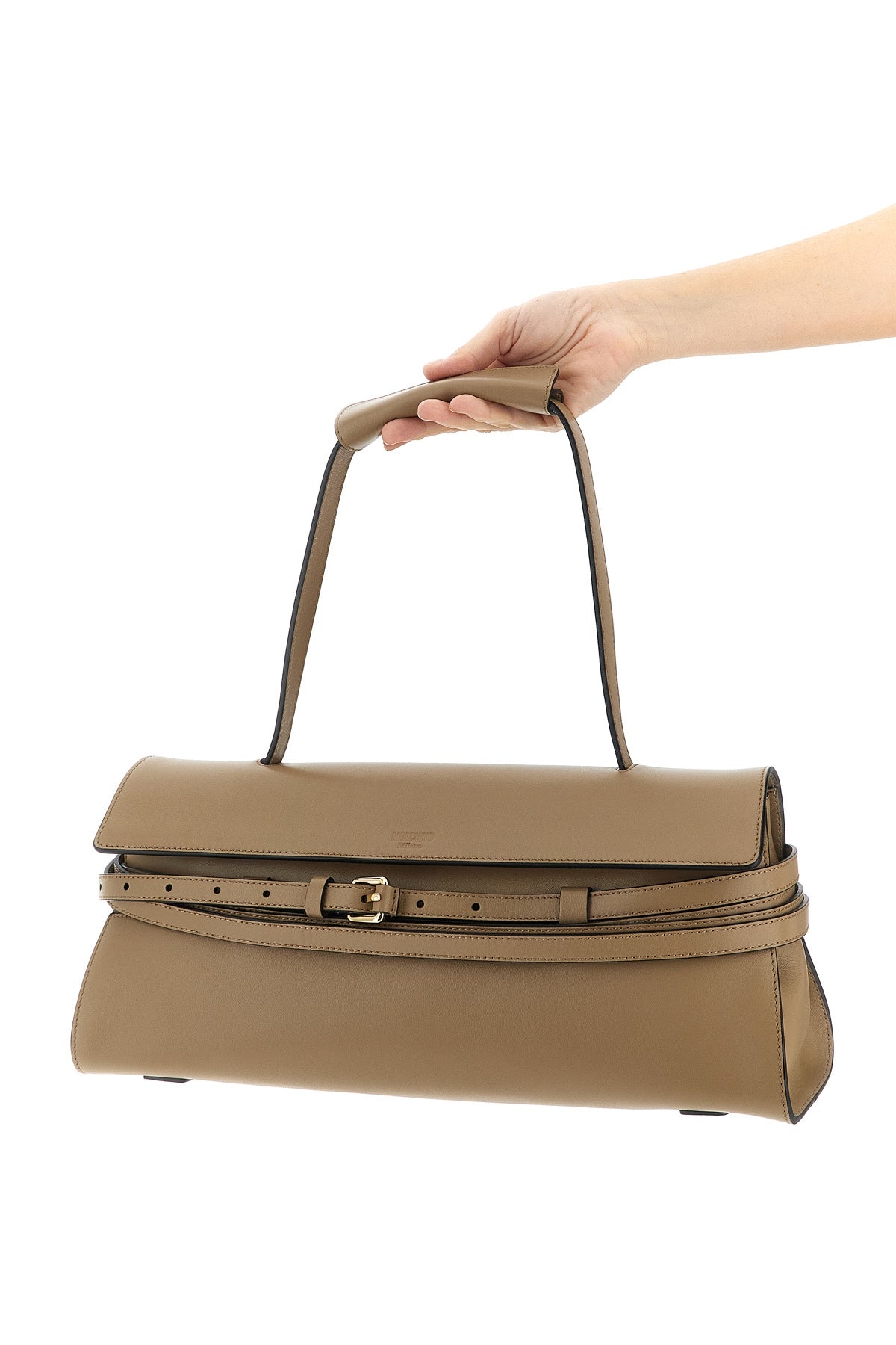 Moschino Shoulder Bag With Decorative Belt